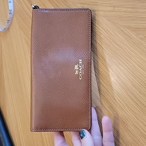 Coach Wallet Saddle Leather